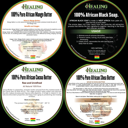 Unrefined Body Butters from Ghana
